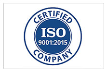 ISO 9001:2015 certified company