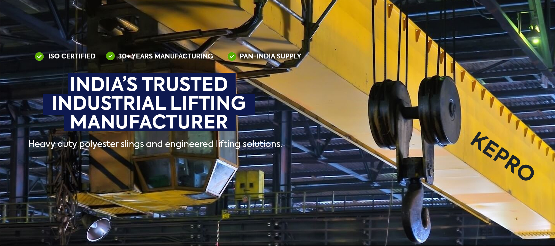 Kepro industrial lifting equipment in operation
