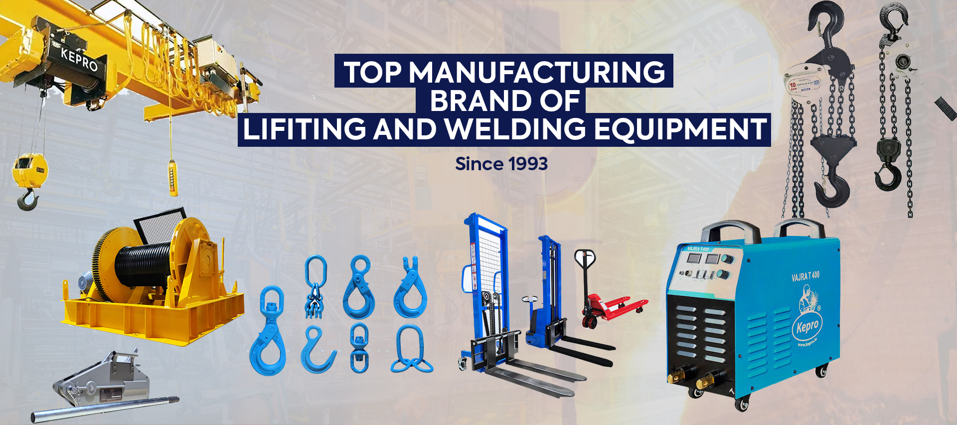 Kepro chain hoists and cranes
